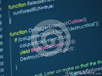 Computer code Stock Photo