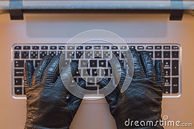 Computer crime Stock Photo