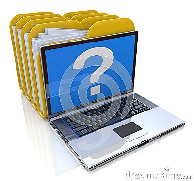 Computer Data File Stock Photo