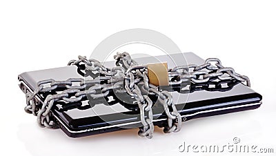 Computer data security concept Stock Photo
