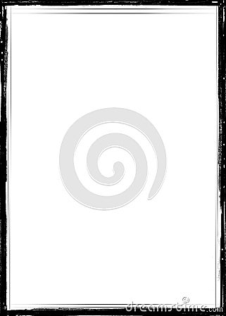Computer designed highly detailed grunge frame with space for your text or image. Great grunge layer for your projects Stock Photo