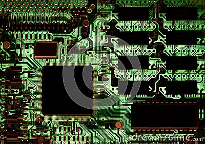 Computer electronics Stock Photo