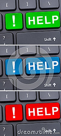 Computer enter button on keyboard Stock Photo
