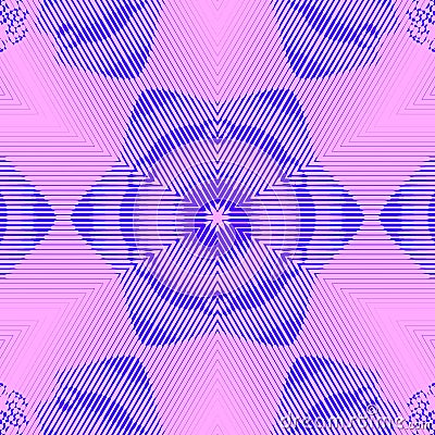 A computer generated Beautiful Mandala seamless texture pattern. Stock Photo