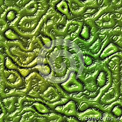 Green seamless alien skin texture Stock Photo