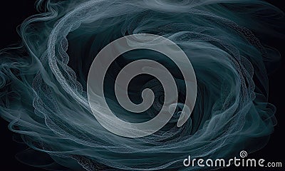 a computer generated image of a swirl of smoke Stock Photo