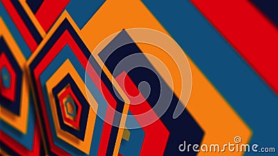Computer generierte Web-Moderne Hintergrund Farbmuster 3D-Darstellung abstrakter geometrischer Formen lizenzfreie abbildung Computer generierte Web-Moderne Hintergrund Farbmuster 3D-Darstellung abstrakter geometrischer Formen lizenzfreie abbildung