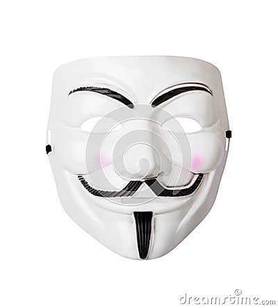 Computer hacker mask Editorial Stock Photo