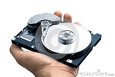 Computer hard Disk Drive Stock Photo