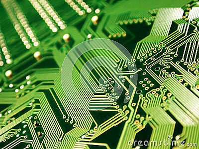 Computer Hardware Motherboard Stock Photo