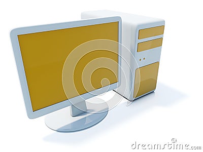 Computer icon Stock Photo