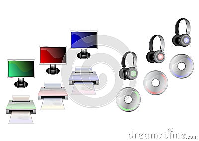 Computer icons Vector Illustration