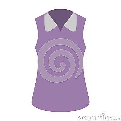 woman vest illustration Cartoon Illustration