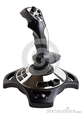 Computer joystick Stock Photo