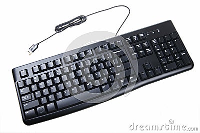 Computer keyboard Stock Photo