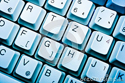 Computer keyboard Stock Photo