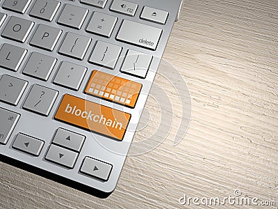 Computer keyboard, the search button. search engine, Blockchain, cryptocurrency, Stock Photo