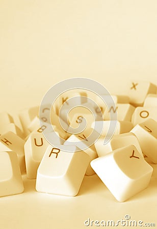 Computer keys Stock Photo