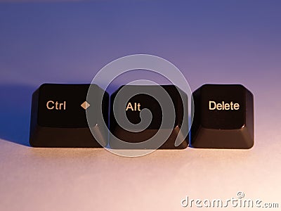 Computer keys Stock Photo