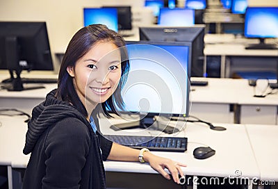 Computer Lab Stock Photo