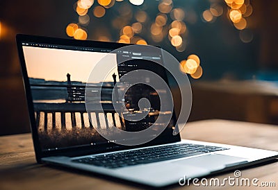 computer laptop internet bsite website cyberspace web technology search browse screen browser isolated Stock Photo