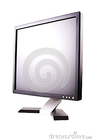 Computer LCD Monitor Stock Photo