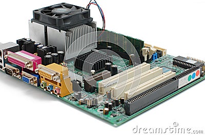 Computer main-board Stock Photo