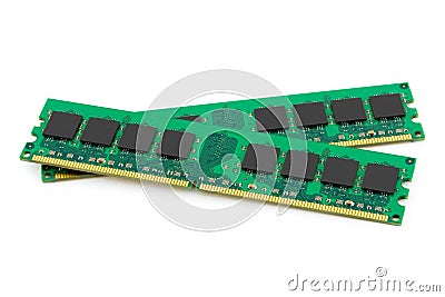 Computer memory Stock Photo