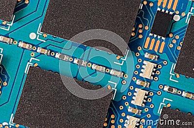 Computer memory chip Stock Photo