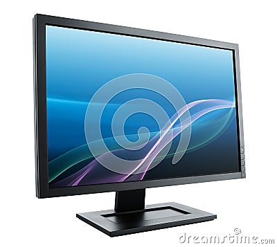 Computer monitor Stock Photo