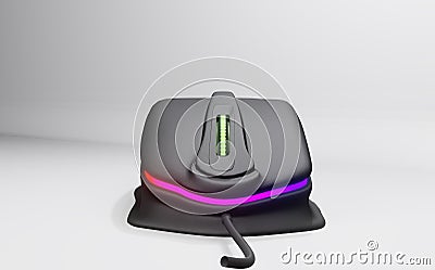 Computer mouse 3d stock image Stock Photo