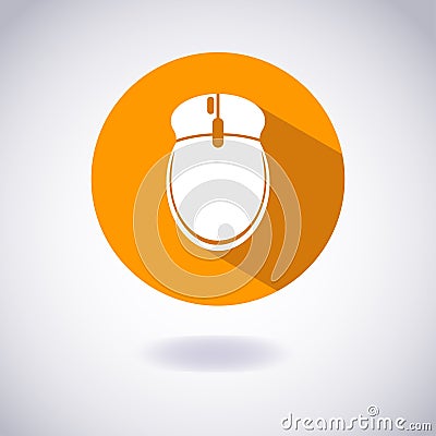 Computer mouse icon. Stock Photo