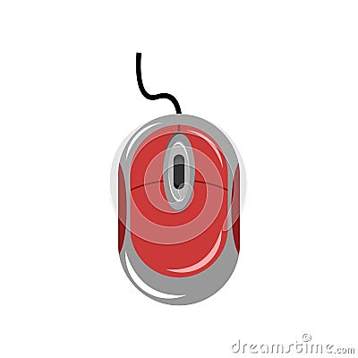 computer mouse illustration is good for clipart Vector Illustration