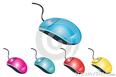 Computer mouse Vector Illustration