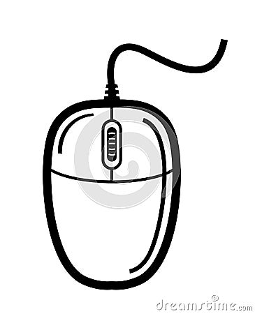 Computer mouse Vector Illustration