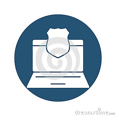 Computer network Vector icon which can easily modify or edit Vector Illustration