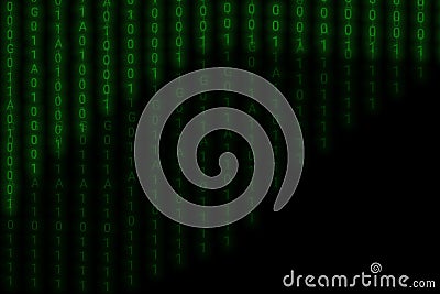 Computer program,digital statistics,computer generated hacking information technology concept,Programming code running down a Stock Photo