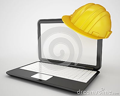 Computer protection antivirus concept Stock Photo