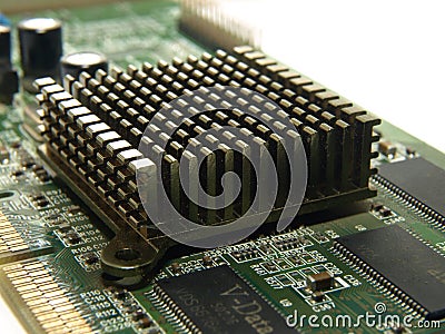 Computer Radiator Stock Photo