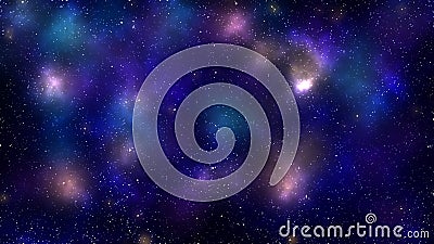 Computer rendition of Deep Space Background wallpaper Stock Photo