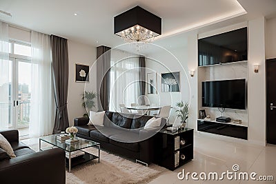 Showcasing Interior Design in Style Enchanted Environment Stock Photo