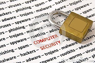 Computer security Stock Photo