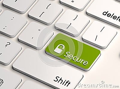 It computer security Stock Photo