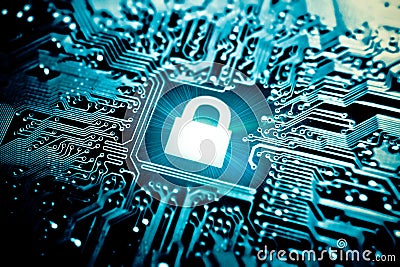 Computer security Stock Photo