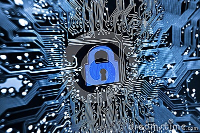 Computer security Stock Photo