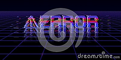 Computer system errors Glitch effect Computer danger symbols Hacking Digital illustration 3d pixel Cartoon Illustration