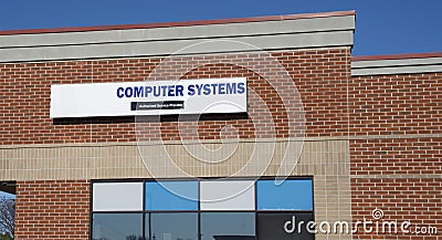 Computer Systems Authorized Service Provider Stock Photo