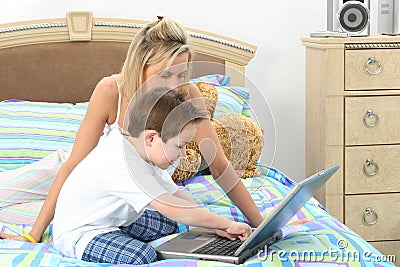 Computer Time Stock Photo