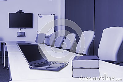 Computer Training room Stock Photo