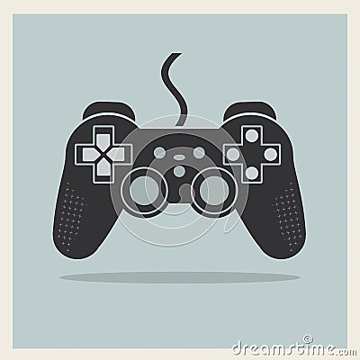 Computer Video Game Controller Joystick Vector Vector Illustration